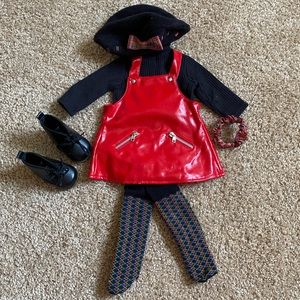 American Girl jumper and accessories